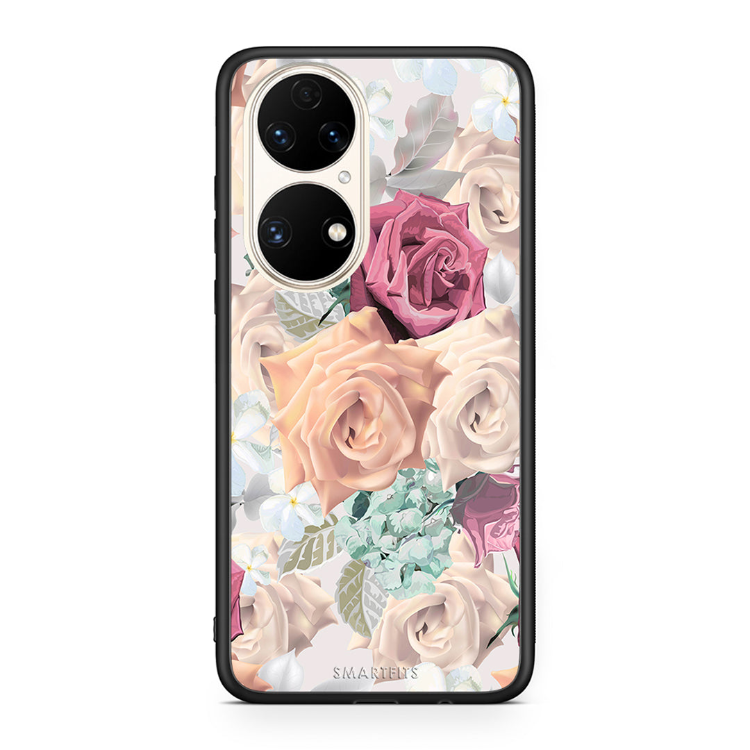 99 - Huawei P50 Bouquet Floral case, cover, bumper