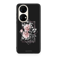 Thumbnail for 4 - Huawei P50 Frame Flower case, cover, bumper