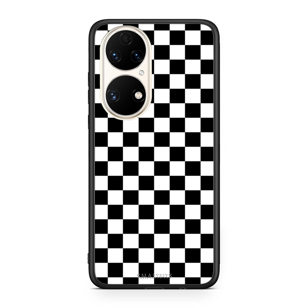 4 - Huawei P50 Squares Geometric case, cover, bumper