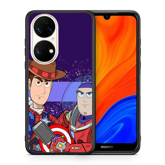 Θήκη Huawei P50 Infinity Story από τη Smartfits με σχέδιο στο πίσω μέρος και μαύρο περίβλημα | Huawei P50 Infinity Story case with colorful back and black bezels