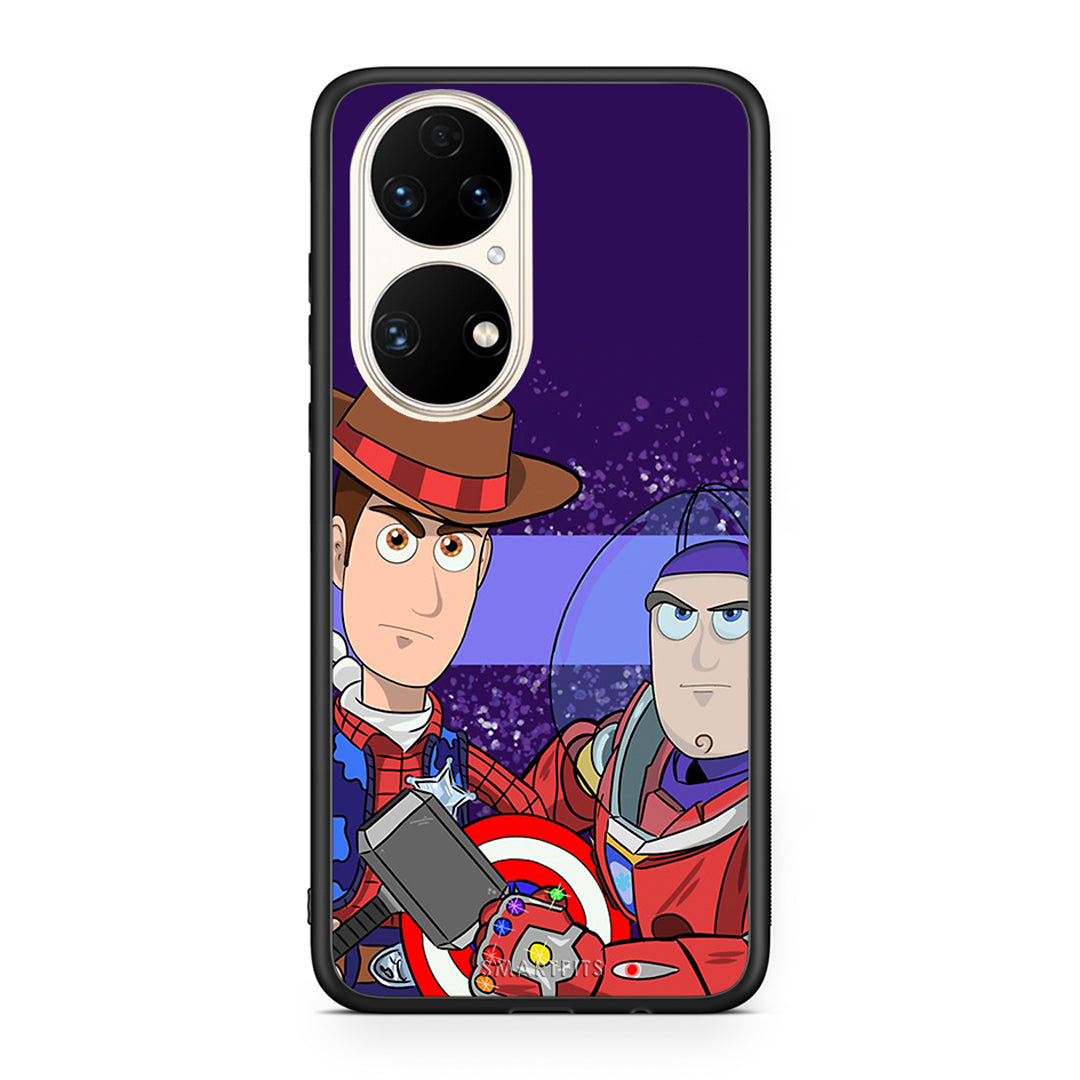 Huawei P50 Infinity Story θήκη από τη Smartfits με σχέδιο στο πίσω μέρος και μαύρο περίβλημα | Smartphone case with colorful back and black bezels by Smartfits