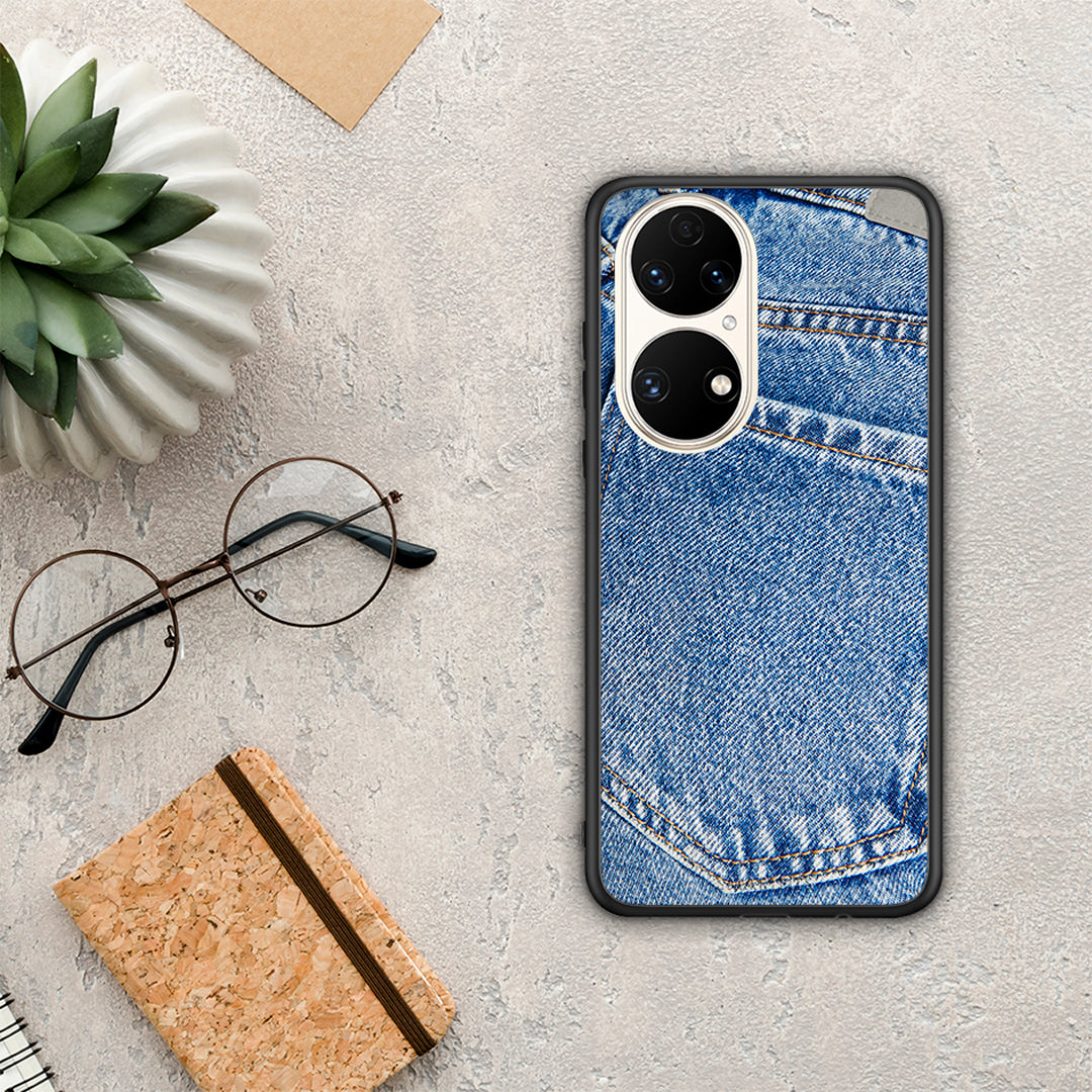 Jeans Pocket - Huawei P50 θήκη