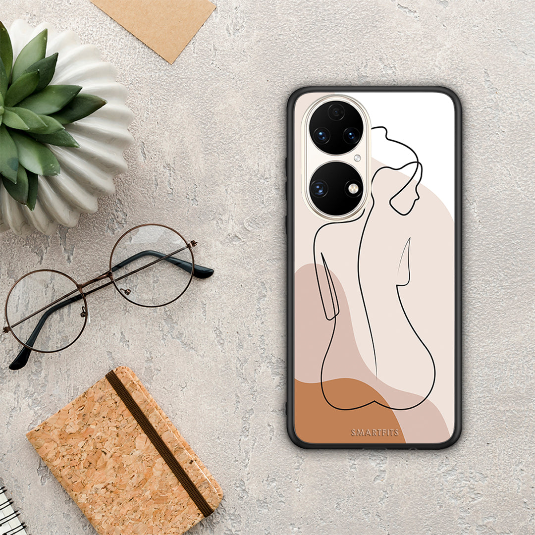 LineArt Woman - Huawei P50 θήκη