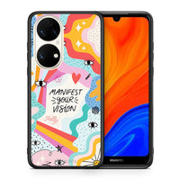 Thumbnail for Θήκη Huawei P50 Manifest Your Vision από τη Smartfits με σχέδιο στο πίσω μέρος και μαύρο περίβλημα | Huawei P50 Manifest Your Vision case with colorful back and black bezels