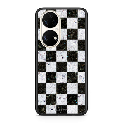 4 - Huawei P50 Square Geometric Marble case, cover, bumper