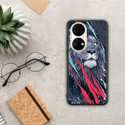 PopArt Lion Designer - Huawei P50 θήκη