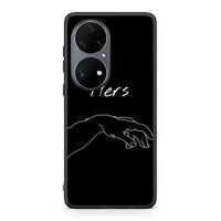 Thumbnail for Huawei P50 Pro Aeshetic Love 1 Θήκη Αγίου Βαλεντίνου από τη Smartfits με σχέδιο στο πίσω μέρος και μαύρο περίβλημα | Smartphone case with colorful back and black bezels by Smartfits