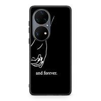 Thumbnail for Huawei P50 Pro Always & Forever 2 Θήκη Αγίου Βαλεντίνου από τη Smartfits με σχέδιο στο πίσω μέρος και μαύρο περίβλημα | Smartphone case with colorful back and black bezels by Smartfits