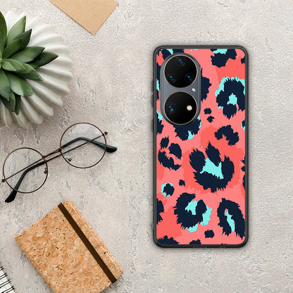 Animal Pink Leopard - Huawei P50 Pro θήκη
