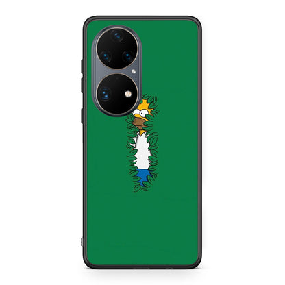 Huawei P50 Pro Bush Man Θήκη Αγίου Βαλεντίνου από τη Smartfits με σχέδιο στο πίσω μέρος και μαύρο περίβλημα | Smartphone case with colorful back and black bezels by Smartfits