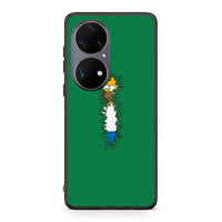 Thumbnail for Huawei P50 Pro Bush Man Θήκη Αγίου Βαλεντίνου από τη Smartfits με σχέδιο στο πίσω μέρος και μαύρο περίβλημα | Smartphone case with colorful back and black bezels by Smartfits