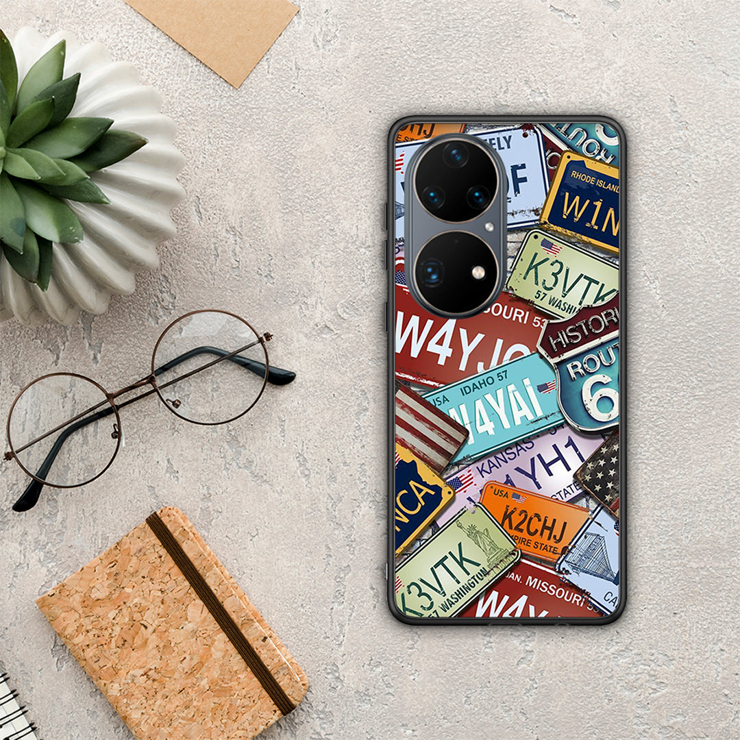 Car Plates - Huawei P50 Pro θήκη