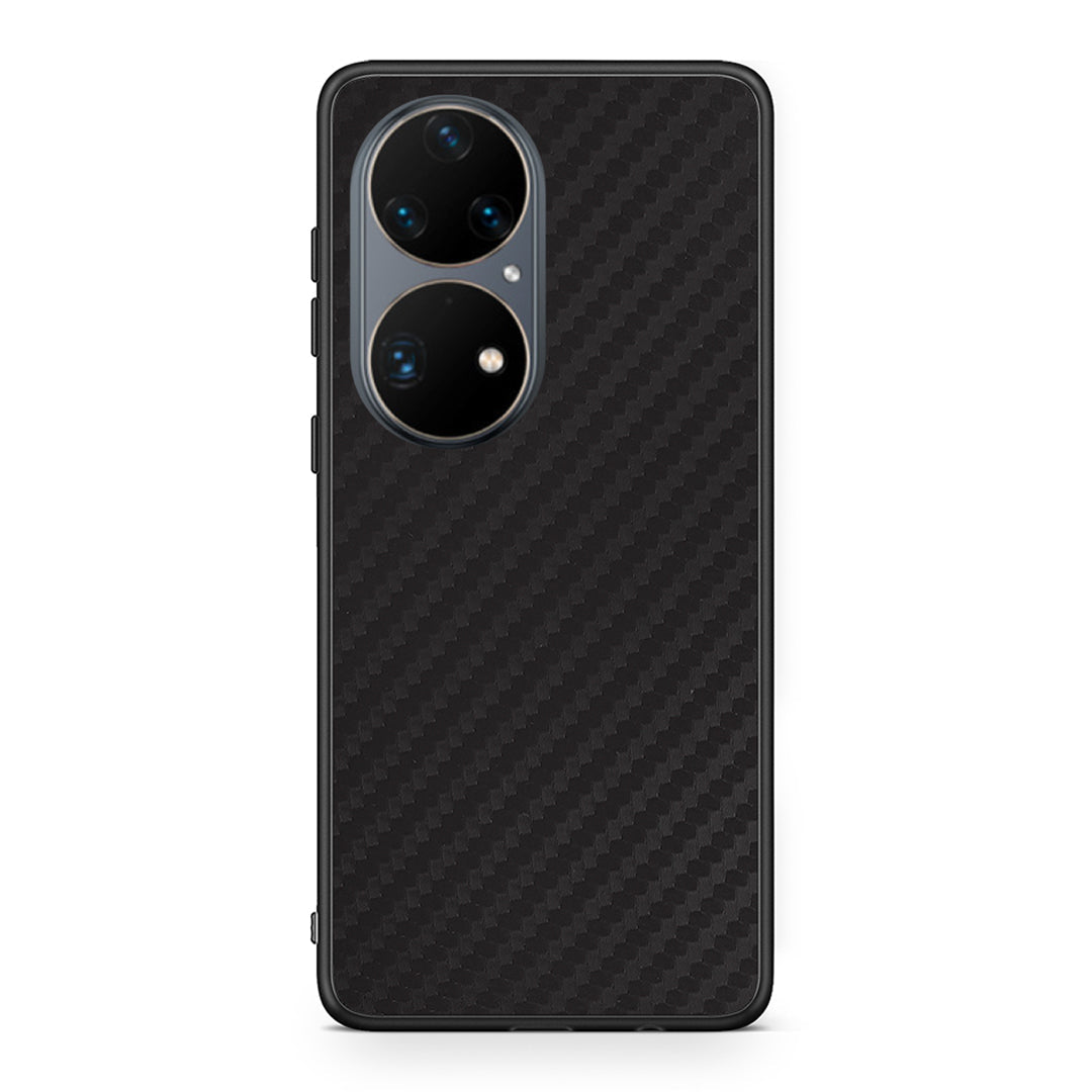 Huawei P50 Pro Carbon Black θήκη από τη Smartfits με σχέδιο στο πίσω μέρος και μαύρο περίβλημα | Smartphone case with colorful back and black bezels by Smartfits