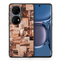 Thumbnail for Θήκη Αγίου Βαλεντίνου Huawei P50 Pro Collage You Can από τη Smartfits με σχέδιο στο πίσω μέρος και μαύρο περίβλημα | Huawei P50 Pro Collage You Can case with colorful back and black bezels