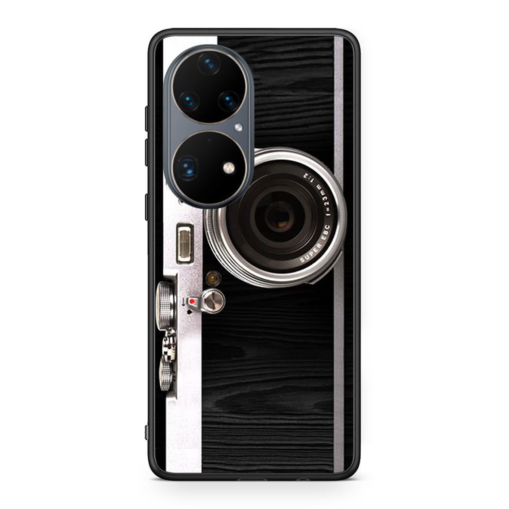 Huawei P50 Pro Emily In Paris θήκη από τη Smartfits με σχέδιο στο πίσω μέρος και μαύρο περίβλημα | Smartphone case with colorful back and black bezels by Smartfits