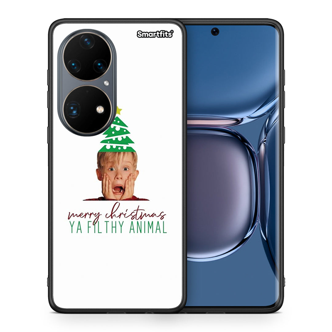 Θήκη Huawei P50 Pro Filthy Animal από τη Smartfits με σχέδιο στο πίσω μέρος και μαύρο περίβλημα | Huawei P50 Pro Filthy Animal case with colorful back and black bezels