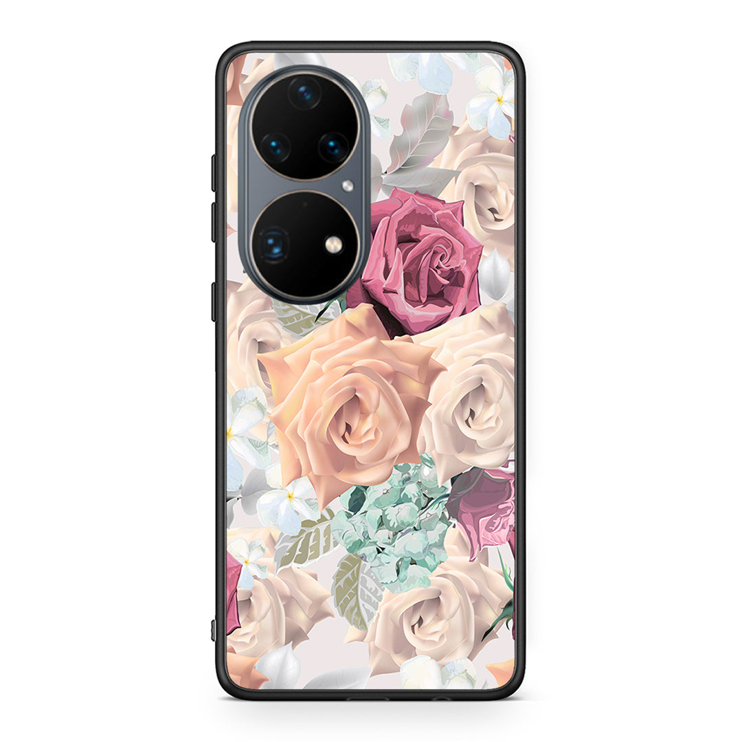 99 - Huawei P50 Pro Bouquet Floral case, cover, bumper