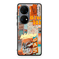 Thumbnail for Huawei P50 Pro Groovy Babe Θήκη Αγίου Βαλεντίνου από τη Smartfits με σχέδιο στο πίσω μέρος και μαύρο περίβλημα | Smartphone case with colorful back and black bezels by Smartfits