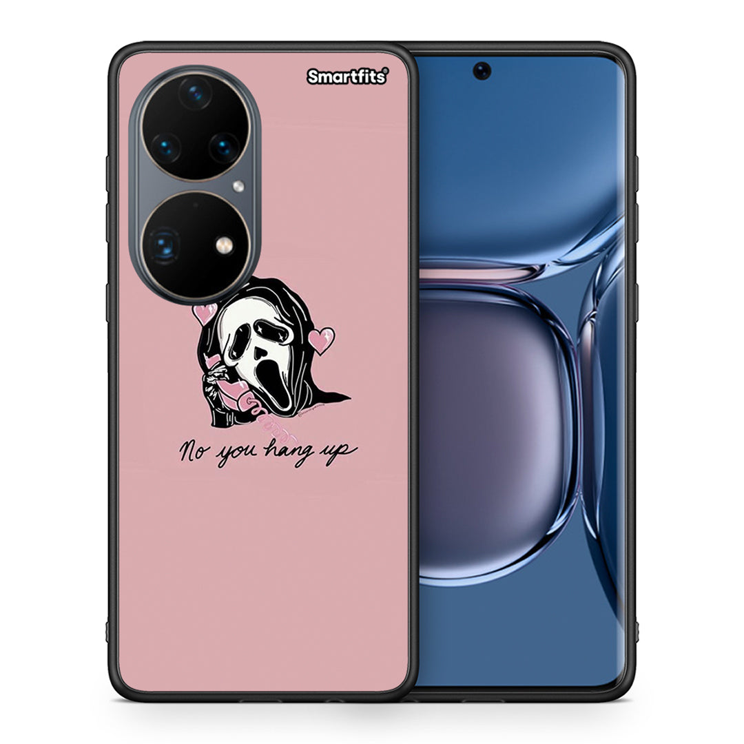 Θήκη Huawei P50 Pro Halloween Hang Up από τη Smartfits με σχέδιο στο πίσω μέρος και μαύρο περίβλημα | Huawei P50 Pro Halloween Hang Up case with colorful back and black bezels