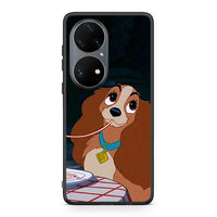 Thumbnail for Huawei P50 Pro Lady And Tramp 2 Θήκη Αγίου Βαλεντίνου από τη Smartfits με σχέδιο στο πίσω μέρος και μαύρο περίβλημα | Smartphone case with colorful back and black bezels by Smartfits