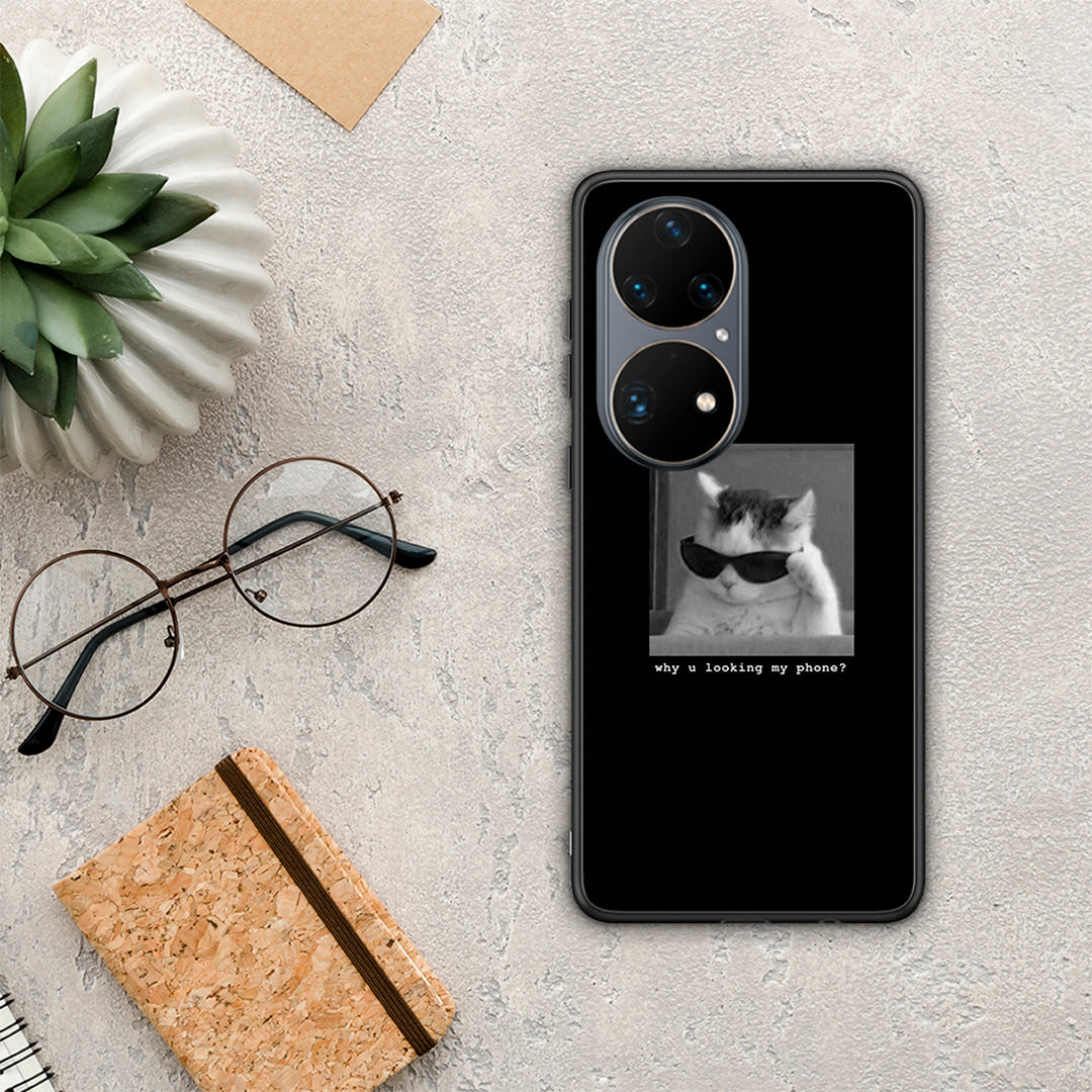 Meme Cat - Huawei P50 Pro θήκη