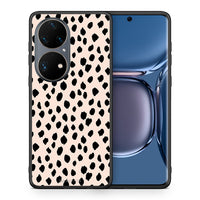 Thumbnail for Θήκη Huawei P50 Pro New Polka Dots από τη Smartfits με σχέδιο στο πίσω μέρος και μαύρο περίβλημα | Huawei P50 Pro New Polka Dots case with colorful back and black bezels