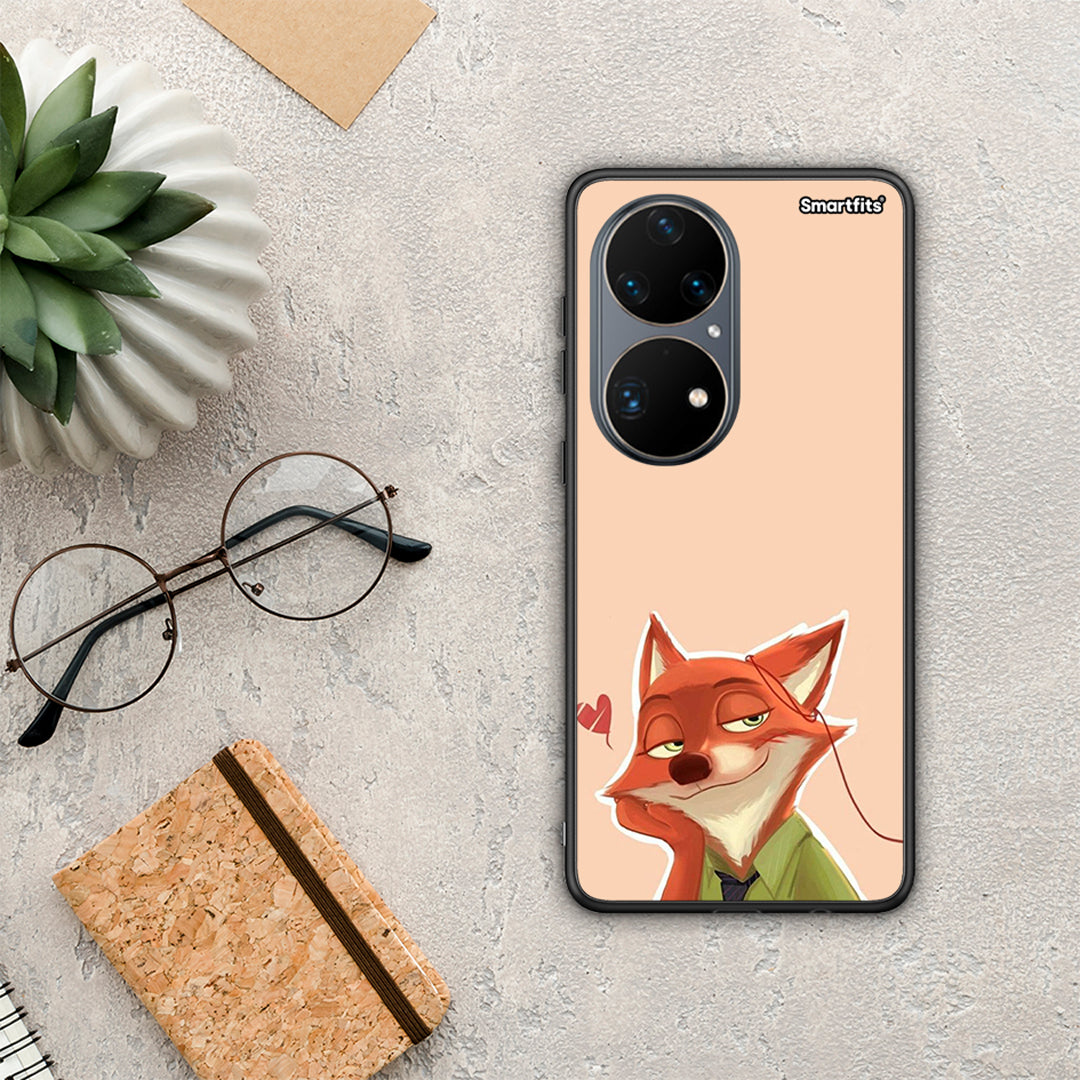 Nick Wilde And Judy Hopps Love 1 - Huawei P50 Pro θήκη
