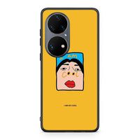 Thumbnail for Huawei P50 Pro So Cool Θήκη Αγίου Βαλεντίνου από τη Smartfits με σχέδιο στο πίσω μέρος και μαύρο περίβλημα | Smartphone case with colorful back and black bezels by Smartfits