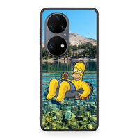 Thumbnail for Huawei P50 Pro Summer Happiness Θήκη από τη Smartfits με σχέδιο στο πίσω μέρος και μαύρο περίβλημα | Smartphone case with colorful back and black bezels by Smartfits