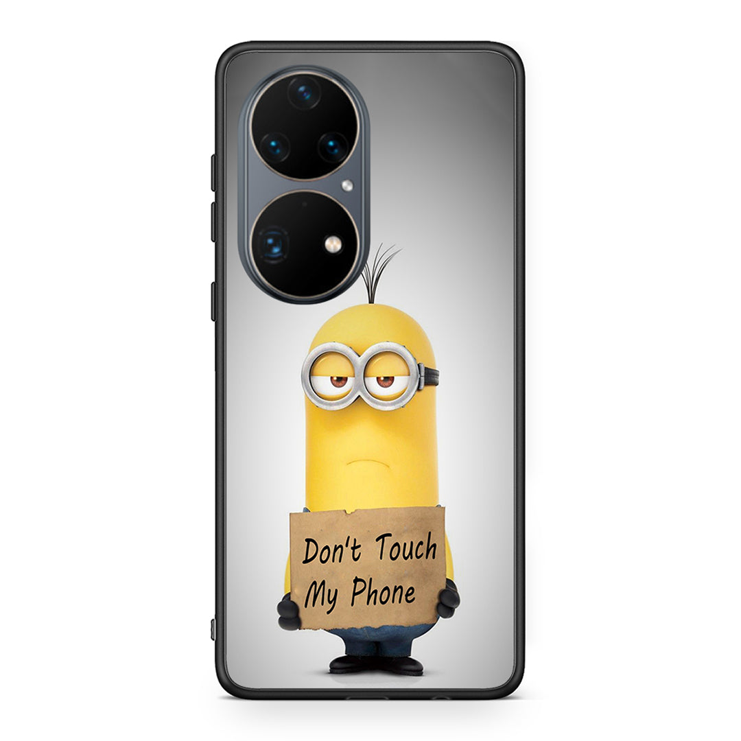 4 - Huawei P50 Pro Minion Text case, cover, bumper