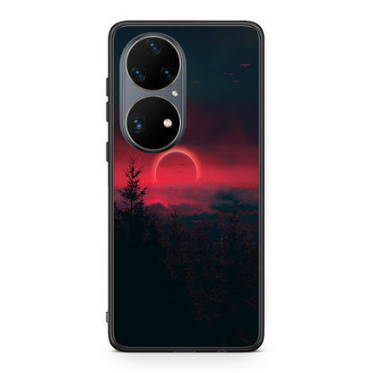 4 - Huawei P50 Pro Sunset Tropic case, cover, bumper