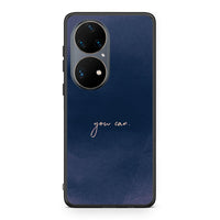 Thumbnail for Huawei P50 Pro You Can θήκη από τη Smartfits με σχέδιο στο πίσω μέρος και μαύρο περίβλημα | Smartphone case with colorful back and black bezels by Smartfits