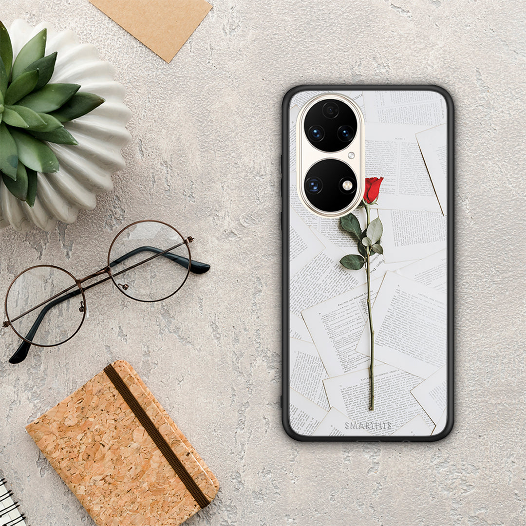 Red Rose - Huawei P50 θήκη