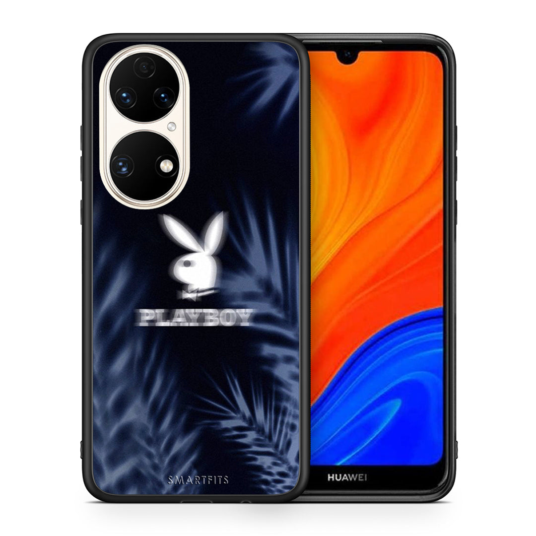 Θήκη Huawei P50 Sexy Rabbit από τη Smartfits με σχέδιο στο πίσω μέρος και μαύρο περίβλημα | Huawei P50 Sexy Rabbit case with colorful back and black bezels