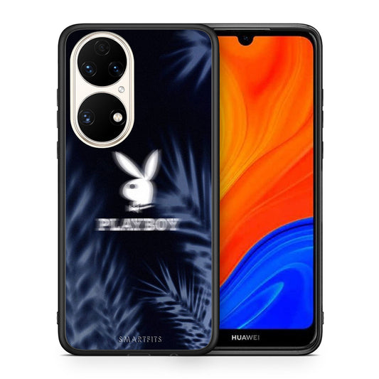 Θήκη Huawei P50 Sexy Rabbit από τη Smartfits με σχέδιο στο πίσω μέρος και μαύρο περίβλημα | Huawei P50 Sexy Rabbit case with colorful back and black bezels