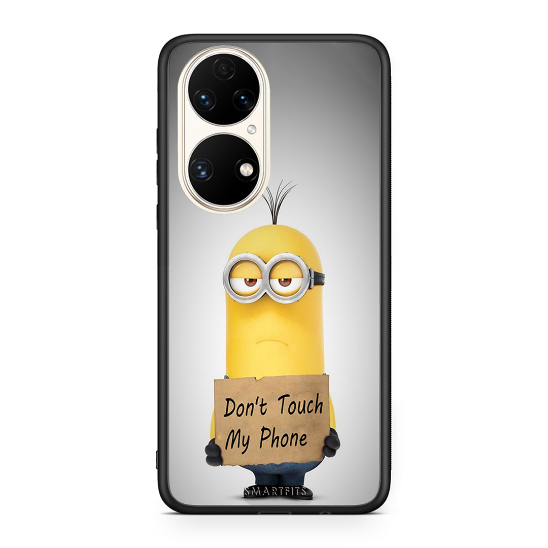 4 - Huawei P50 Minion Text case, cover, bumper