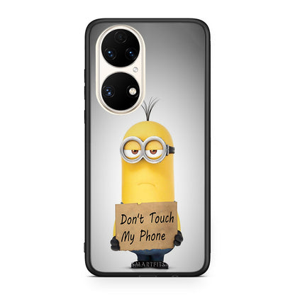 4 - Huawei P50 Minion Text case, cover, bumper