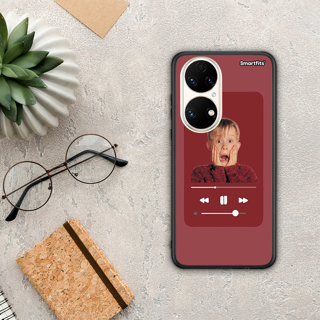 Xmas Alone Music - Huawei P50 θήκη