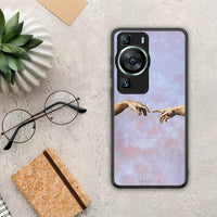 Thumbnail for Θήκη Huawei P60 Adam Hand από τη Smartfits με σχέδιο στο πίσω μέρος και μαύρο περίβλημα | Huawei P60 Adam Hand Case with Colorful Back and Black Bezels