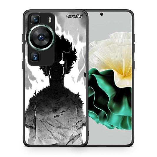 Θήκη Huawei P60 Anime Boy από τη Smartfits με σχέδιο στο πίσω μέρος και μαύρο περίβλημα | Huawei P60 Anime Boy Case with Colorful Back and Black Bezels