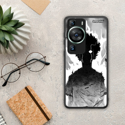 Θήκη Huawei P60 Anime Boy από τη Smartfits με σχέδιο στο πίσω μέρος και μαύρο περίβλημα | Huawei P60 Anime Boy Case with Colorful Back and Black Bezels