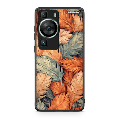 Θήκη Huawei P60 Autumn Leaves από τη Smartfits με σχέδιο στο πίσω μέρος και μαύρο περίβλημα | Huawei P60 Autumn Leaves Case with Colorful Back and Black Bezels