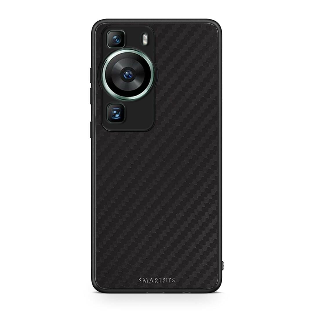 Θήκη Huawei P60 Carbon Black από τη Smartfits με σχέδιο στο πίσω μέρος και μαύρο περίβλημα | Huawei P60 Carbon Black Case with Colorful Back and Black Bezels