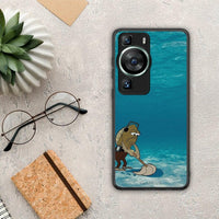 Thumbnail for Θήκη Huawei P60 Clean The Ocean από τη Smartfits με σχέδιο στο πίσω μέρος και μαύρο περίβλημα | Huawei P60 Clean The Ocean Case with Colorful Back and Black Bezels