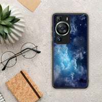 Thumbnail for Θήκη Huawei P60 Galactic Blue Sky από τη Smartfits με σχέδιο στο πίσω μέρος και μαύρο περίβλημα | Huawei P60 Galactic Blue Sky Case with Colorful Back and Black Bezels