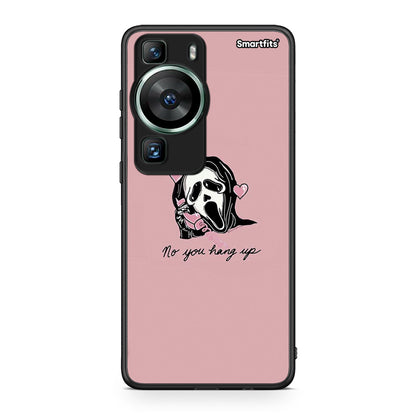 Θήκη Huawei P60 Halloween Hang Up από τη Smartfits με σχέδιο στο πίσω μέρος και μαύρο περίβλημα | Huawei P60 Halloween Hang Up Case with Colorful Back and Black Bezels