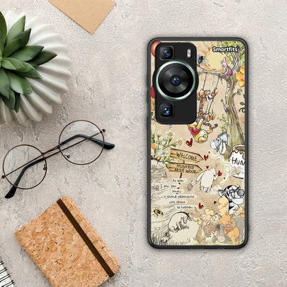 Θήκη Huawei P60 Happy Friends από τη Smartfits με σχέδιο στο πίσω μέρος και μαύρο περίβλημα | Huawei P60 Happy Friends Case with Colorful Back and Black Bezels