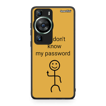 Θήκη Huawei P60 My Password από τη Smartfits με σχέδιο στο πίσω μέρος και μαύρο περίβλημα | Huawei P60 My Password Case with Colorful Back and Black Bezels