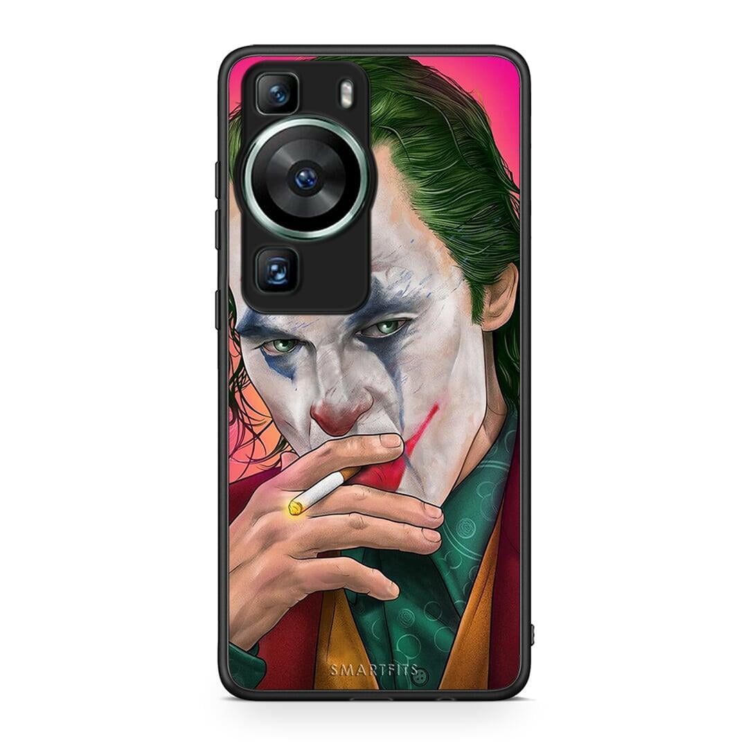 Θήκη Huawei P60 PopArt JokesOnU από τη Smartfits με σχέδιο στο πίσω μέρος και μαύρο περίβλημα | Huawei P60 PopArt JokesOnU Case with Colorful Back and Black Bezels