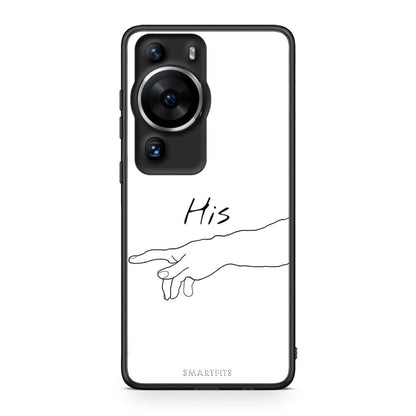 Θήκη Huawei P60 Pro Aesthetic Love 2 από τη Smartfits με σχέδιο στο πίσω μέρος και μαύρο περίβλημα | Huawei P60 Pro Aesthetic Love 2 Case with Colorful Back and Black Bezels